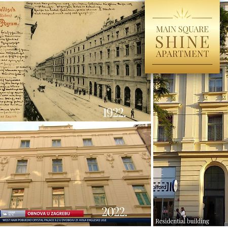 Luxurios And Historic Apartment "Shine" - Right On The Main Square Zagreb Luaran gambar