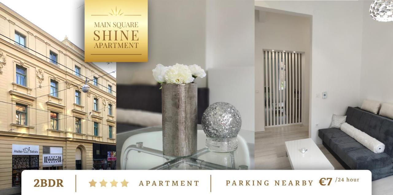 Luxurios And Historic Apartment "Shine" - Right On The Main Square Zagreb Luaran gambar