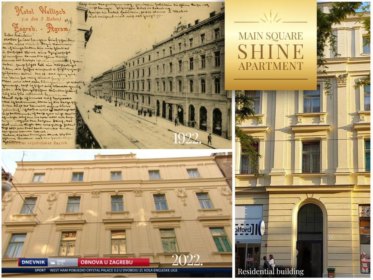 Luxurios And Historic Apartment "Shine" - Right On The Main Square Zagreb Luaran gambar