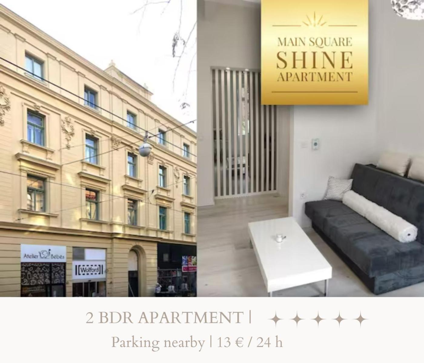 Luxurios And Historic Apartment "Shine" - Right On The Main Square Zagreb Luaran gambar