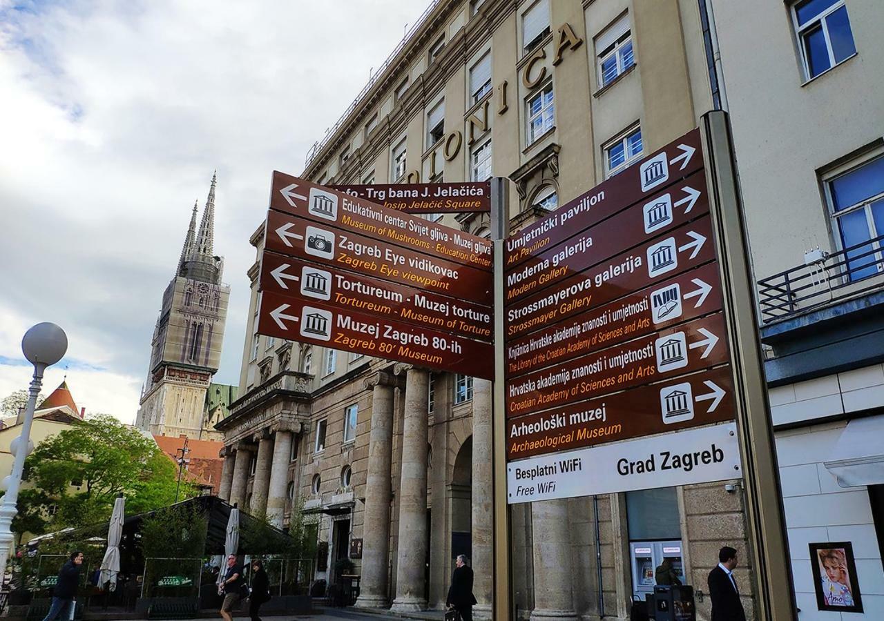 Luxurios And Historic Apartment "Shine" - Right On The Main Square Zagreb Luaran gambar
