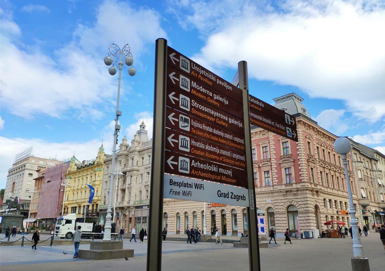 Luxurios And Historic Apartment "Shine" - Right On The Main Square Zagreb Luaran gambar
